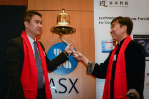 睿泰科技在澳交所（ASX）成功挂牌上市