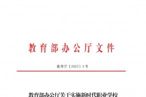 教育部办公厅关于实施新时代职业学校名师（名匠）名校长培养计划的通知